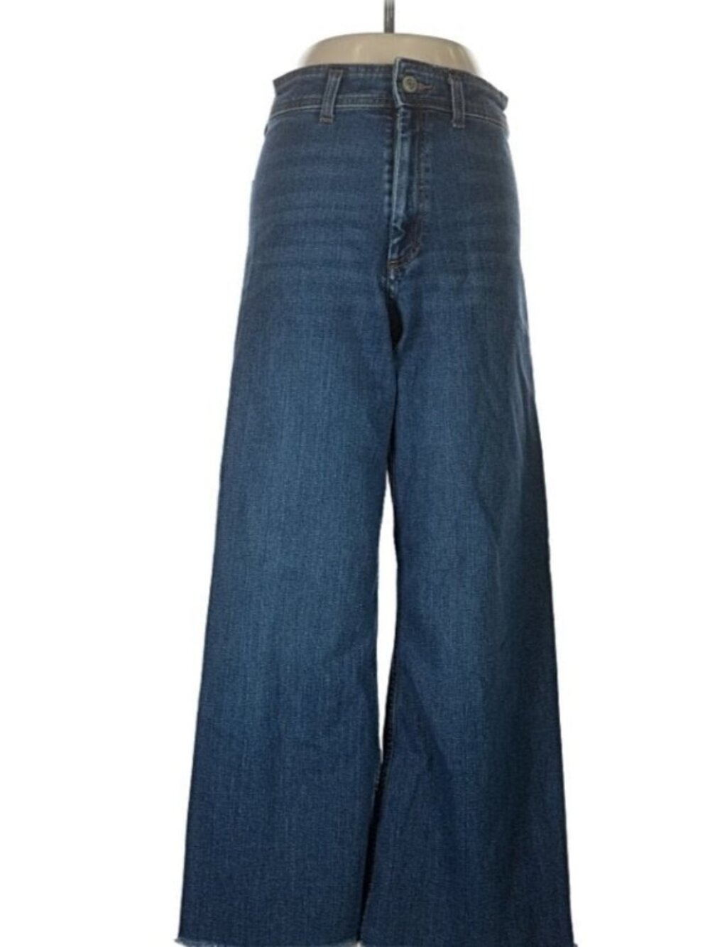 ZARA  wide leg medium wash high rise excellent condition size 8